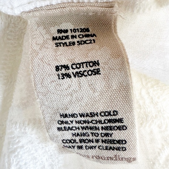 Soft Surroundings Rendezvous Topper Cardigan Ivory Lace Crochet Tie Front - Picture 8 of 8